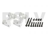 217039  X7 CNC Landing Gear Mount (Silver anodized)